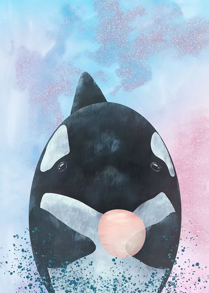 Dreamy Orca bubble gum
