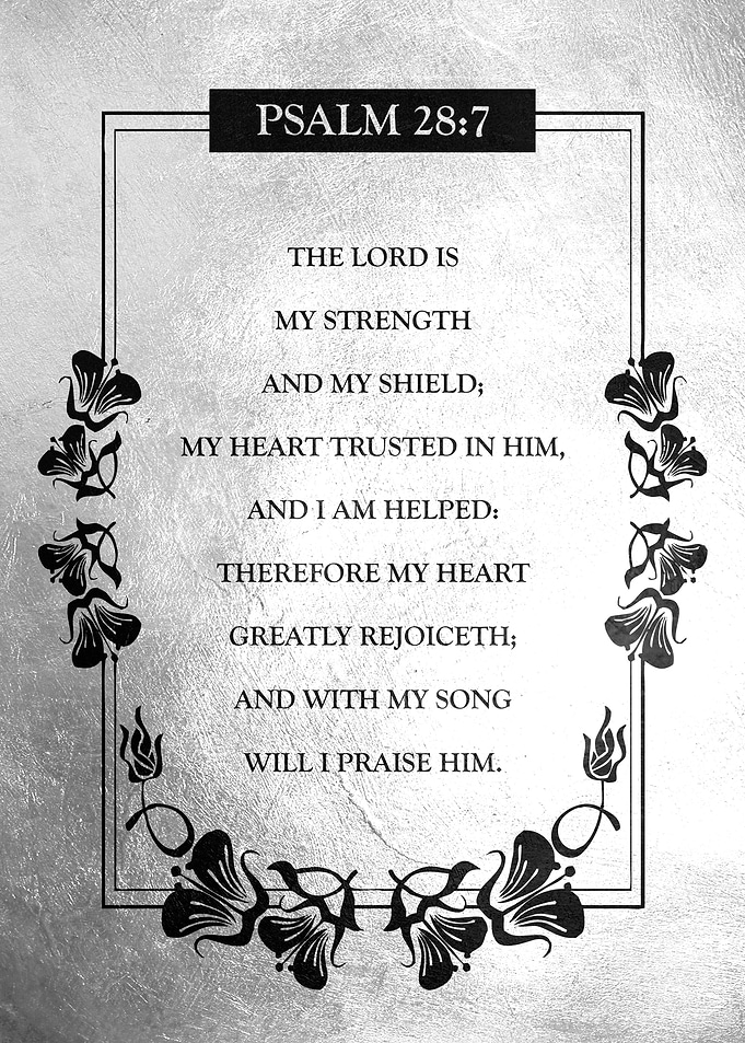 Psalm 28 7