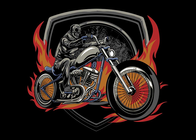 Halloween Motorcycle