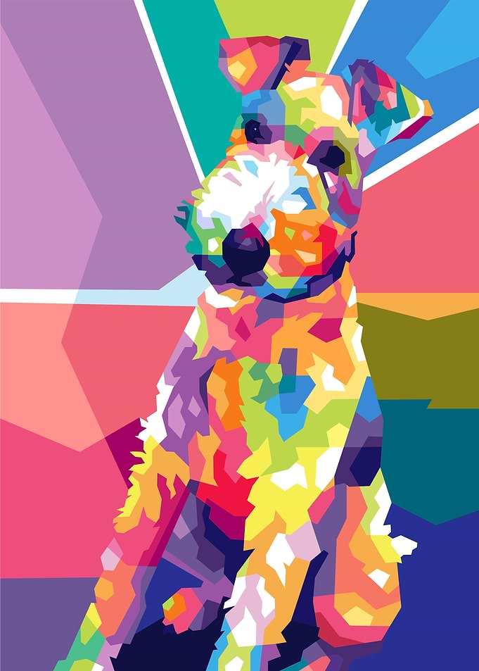 Dog Pet Popart