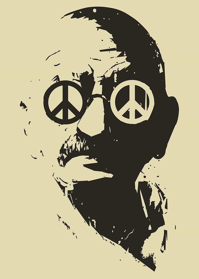 SYMBOL OF PEACE GANDHI