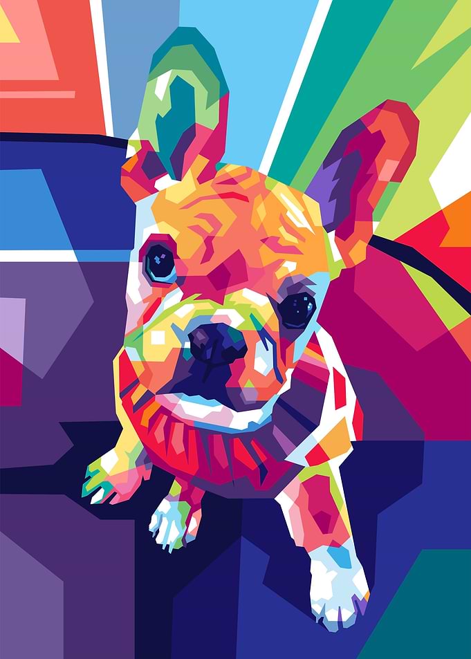 Dog Pet Popart