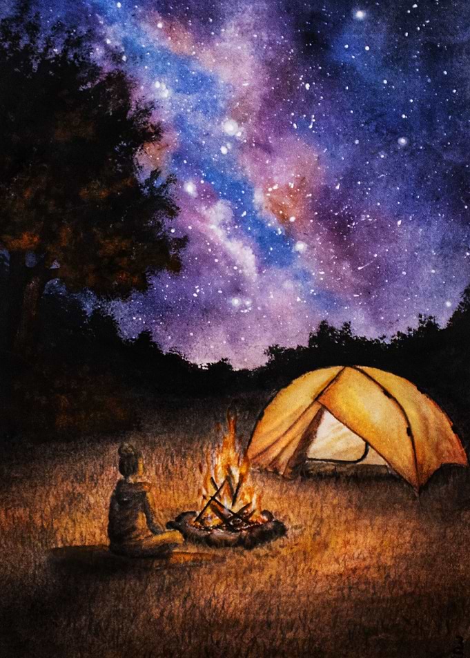 Night under the Milky way