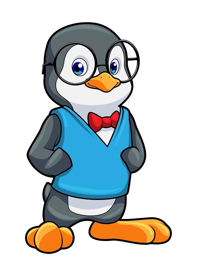 Penguin Nerd Glasses