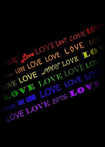 LGBTQ Love Rainbow