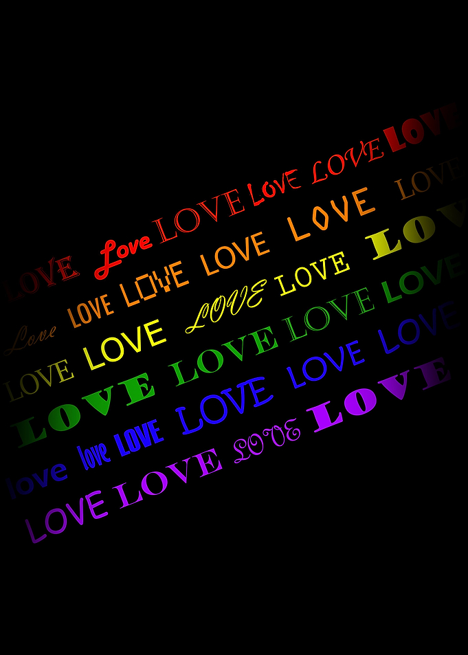 LGBTQ Love Rainbow