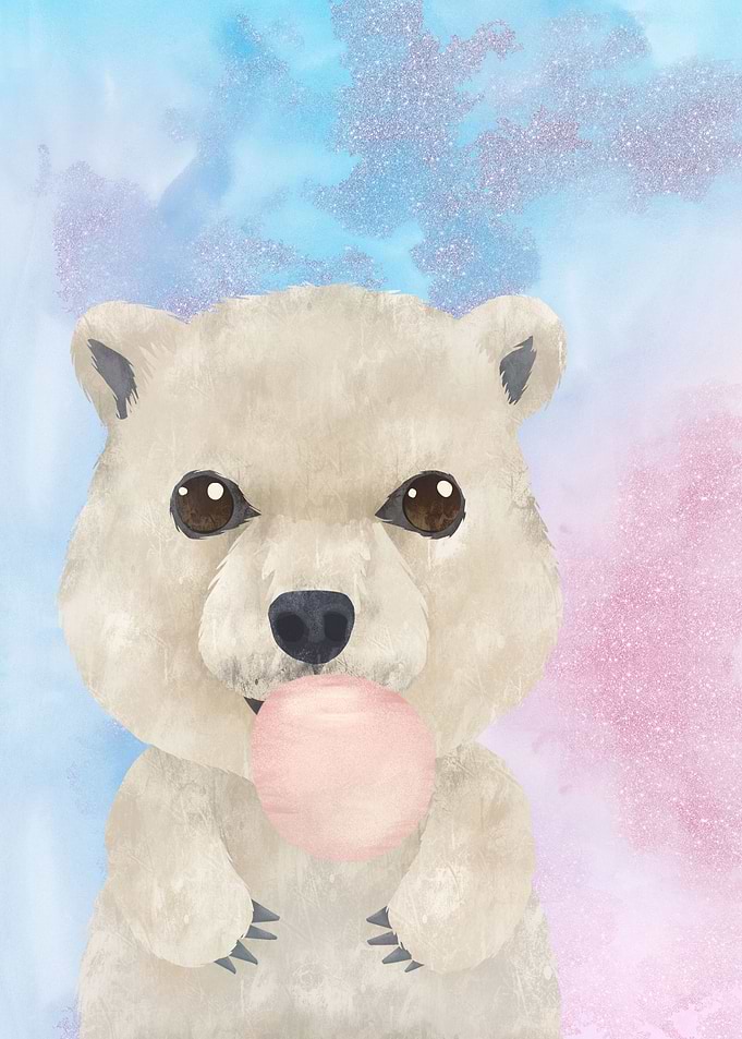 Dream Polar Bear bubblegum