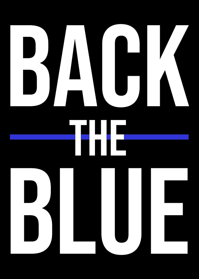 Back The Blue Police wife