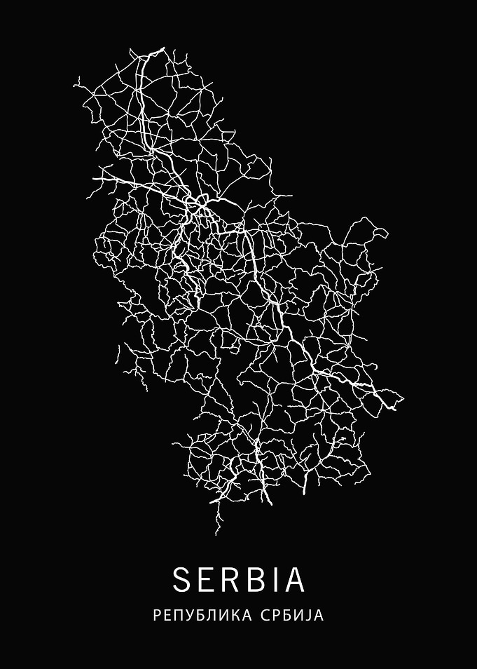 Serbia Road Map