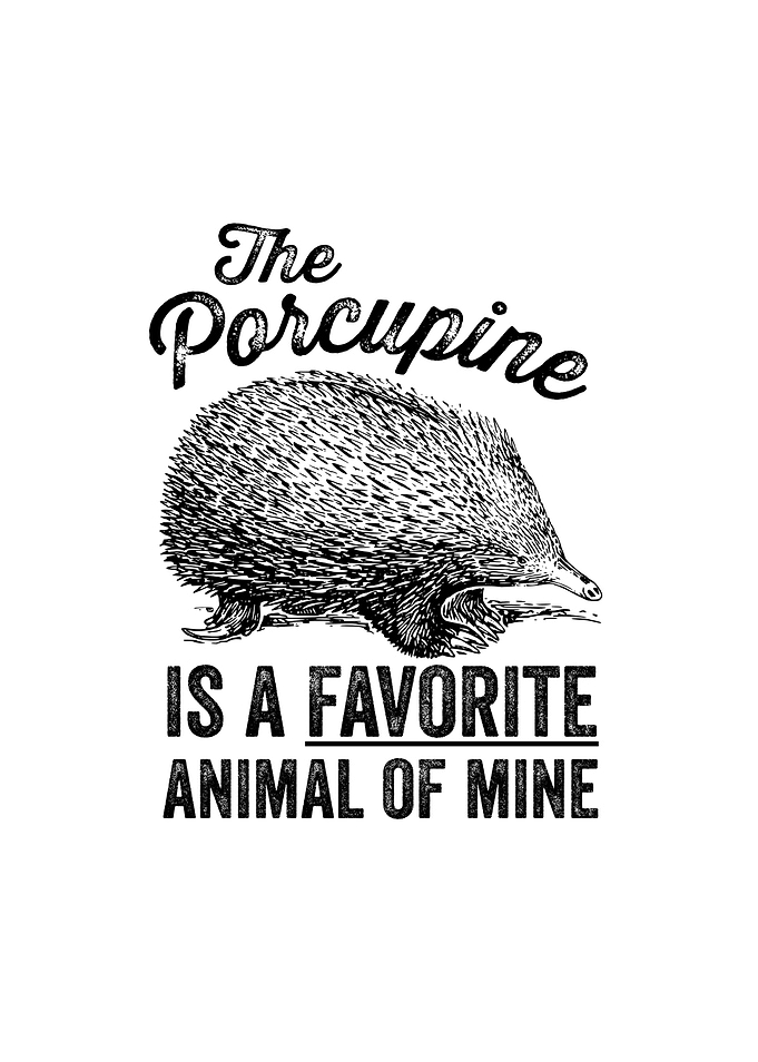 The porcupine is a