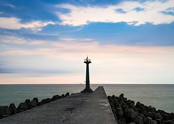 A small lighthouse