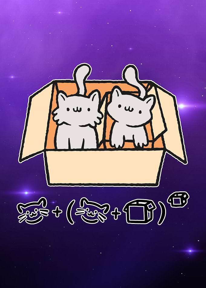 Cats in a box