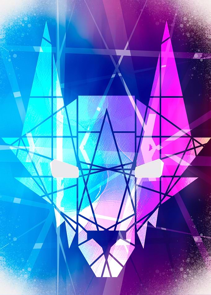 Color wolf