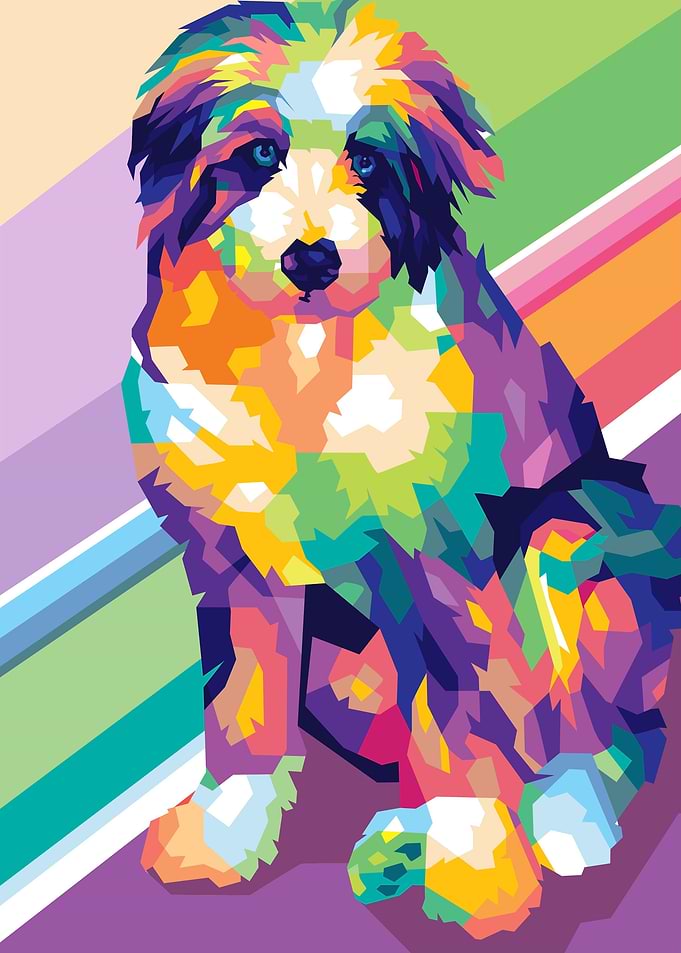 Dog Pet Popart
