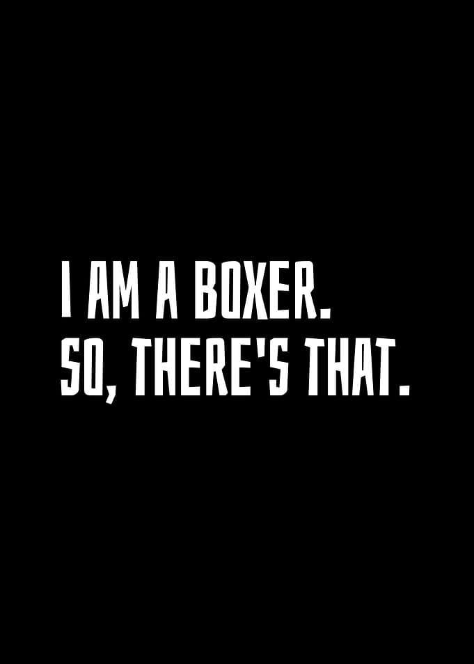 I Am A Boxer