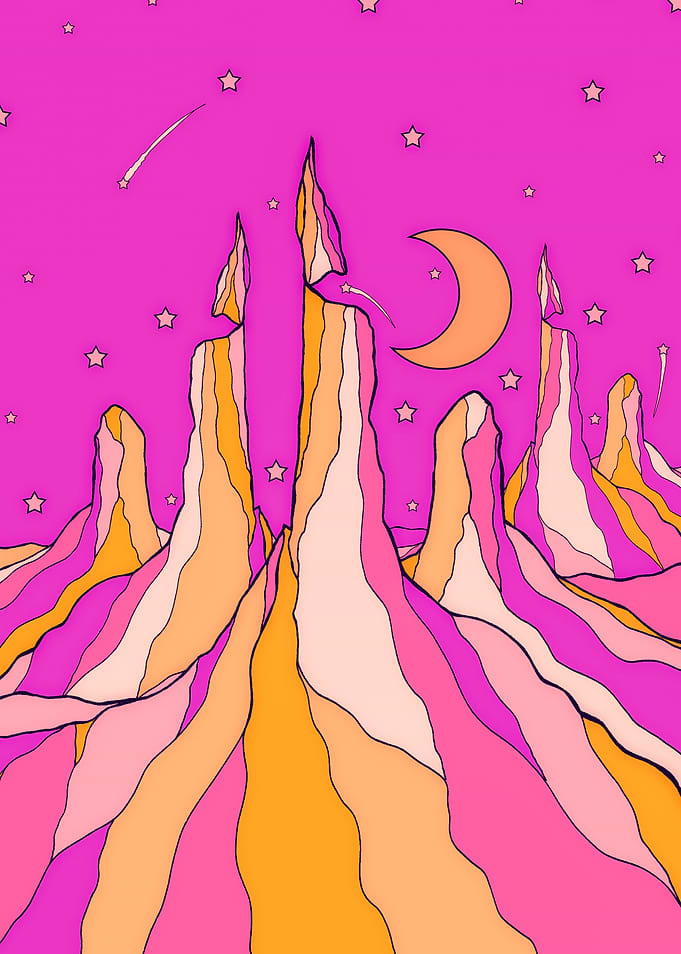 As the peaks rise