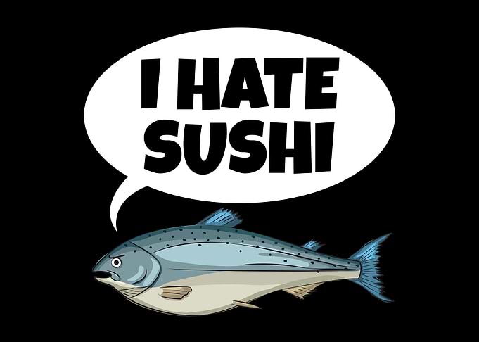 Funny Sushi Food Pun