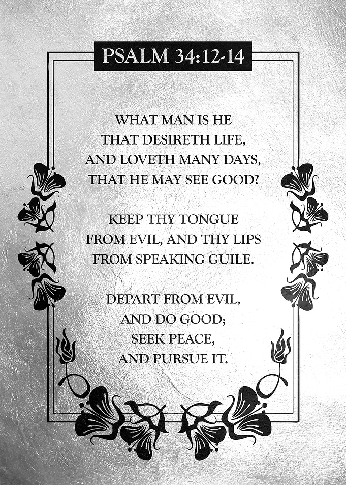 Psalm 34 12 14