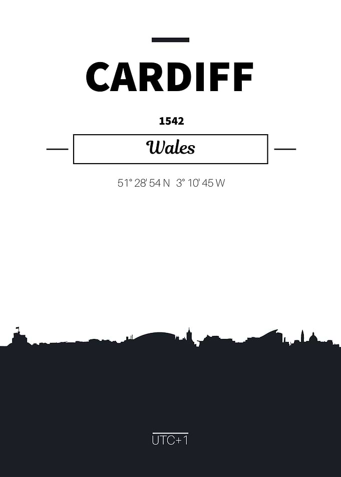 Cardiff Wales skyline