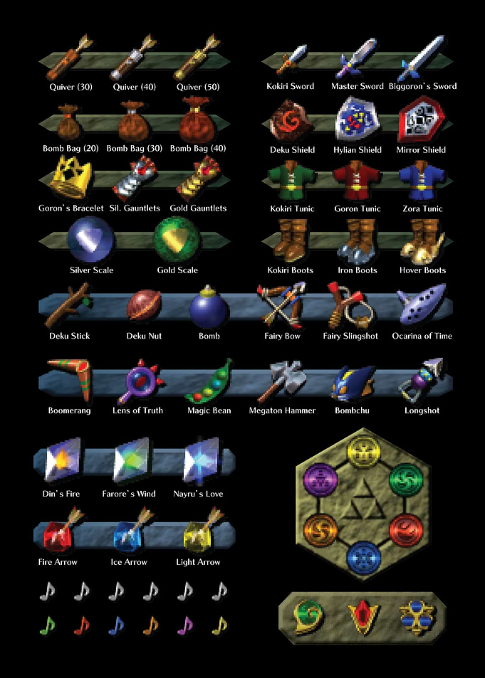 Zelda Ocarina of Time Item