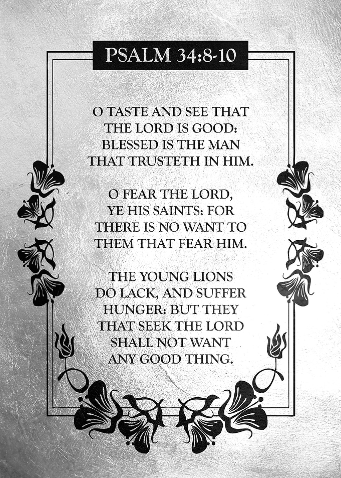 Psalm 34 8 10
