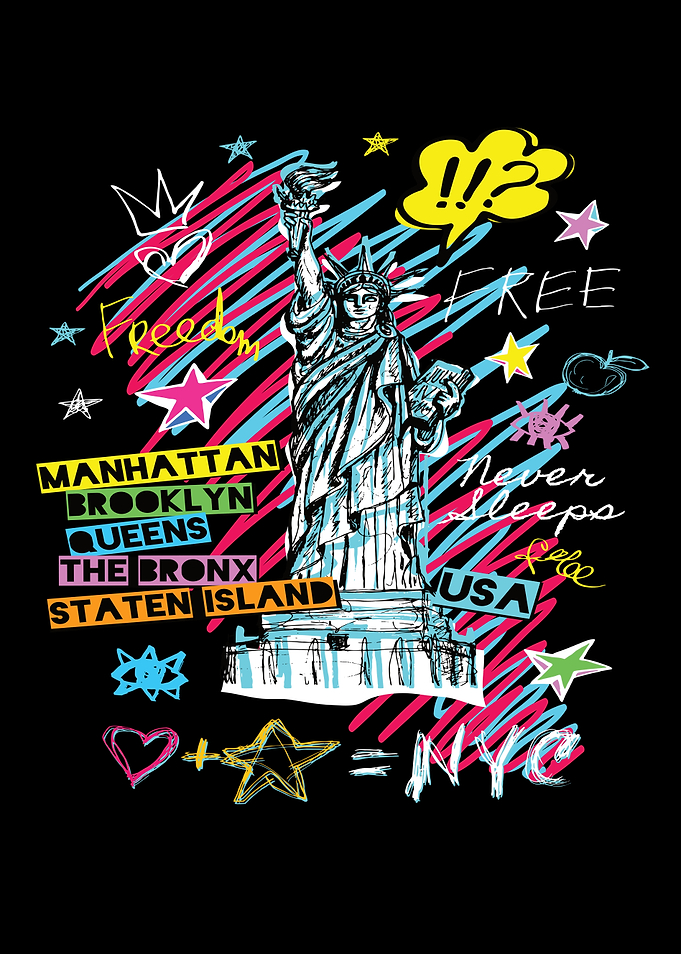 New York NYC Statue Of