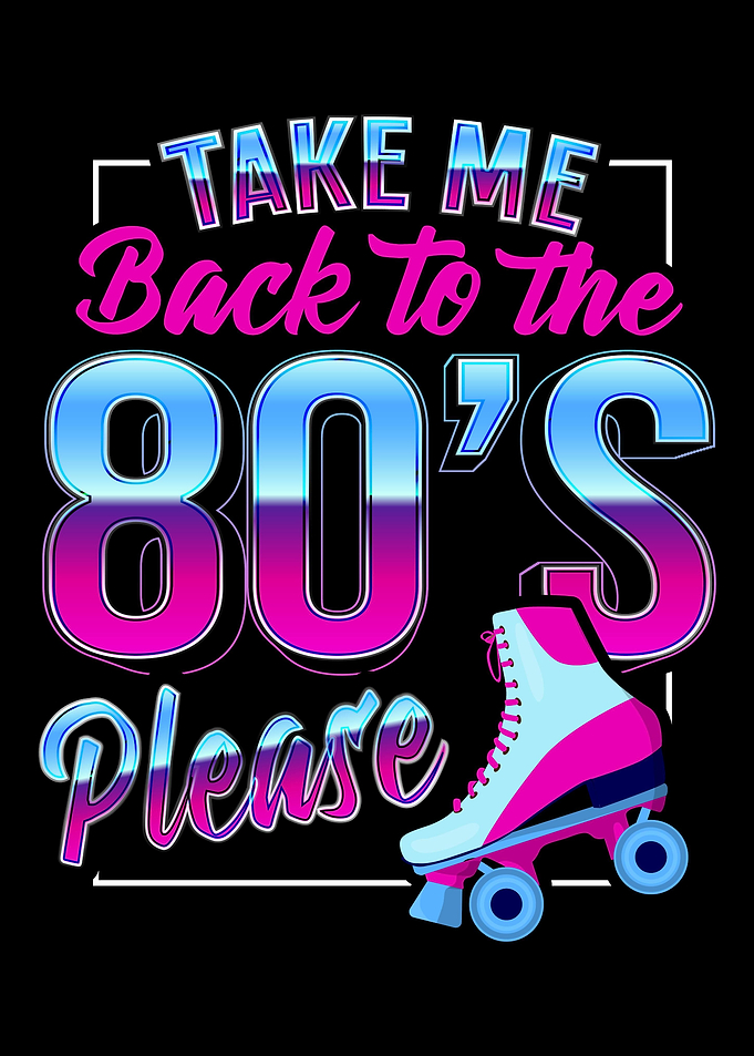 80s roller skate design