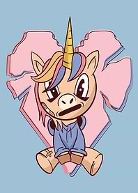 UNICORN CUTE ANIME