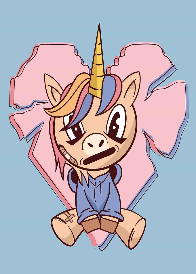 UNICORN CUTE ANIME