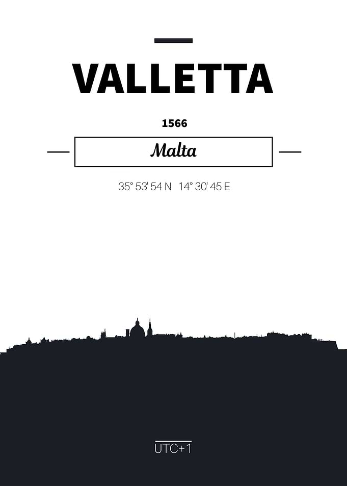 Valletta Malta skyline