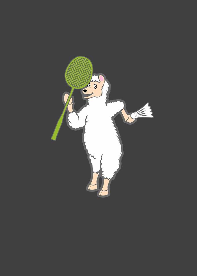 Badminton Llama
