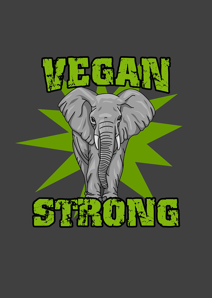Elephant is vegan and