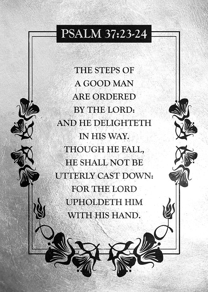 Psalm 37 23 24