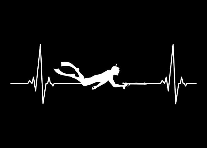 Spearfishing heartbeat
