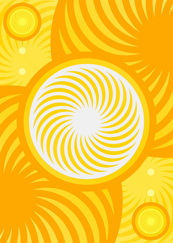 Happy Yellow Orange Glyph