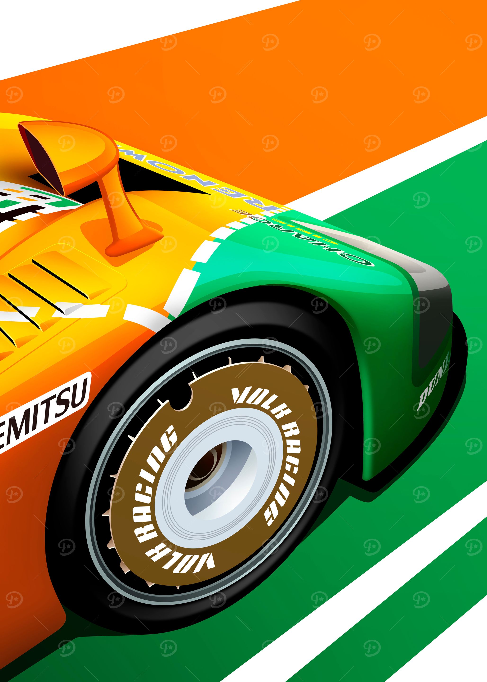 Mazda 787B Race car 24h
