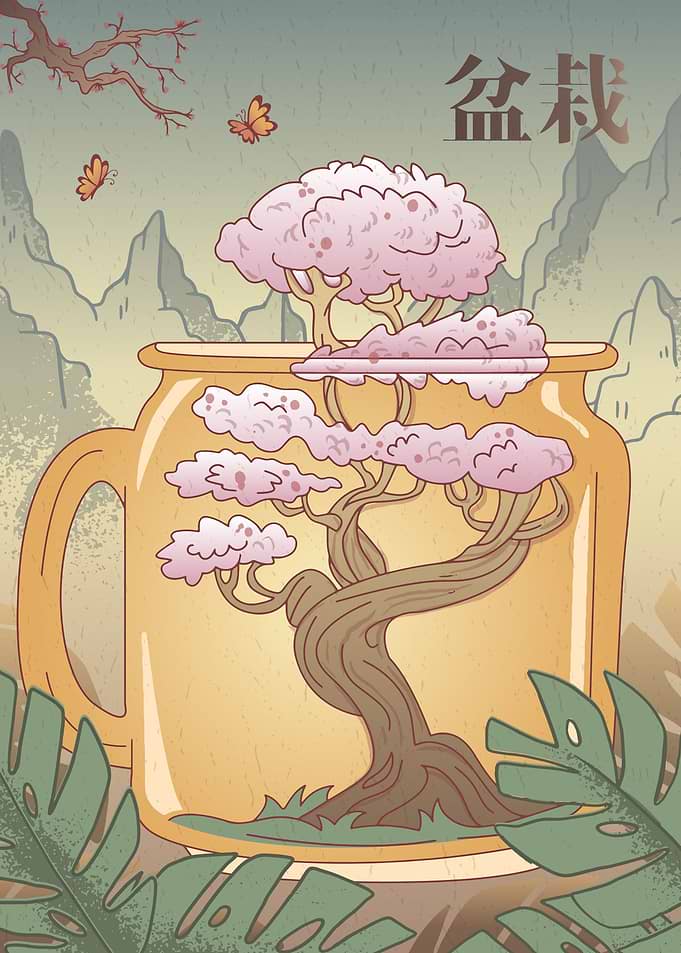 Bonsai in a Glass