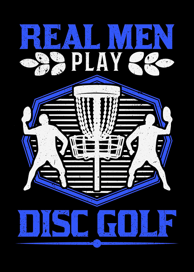 Disc Golf Man Throwing