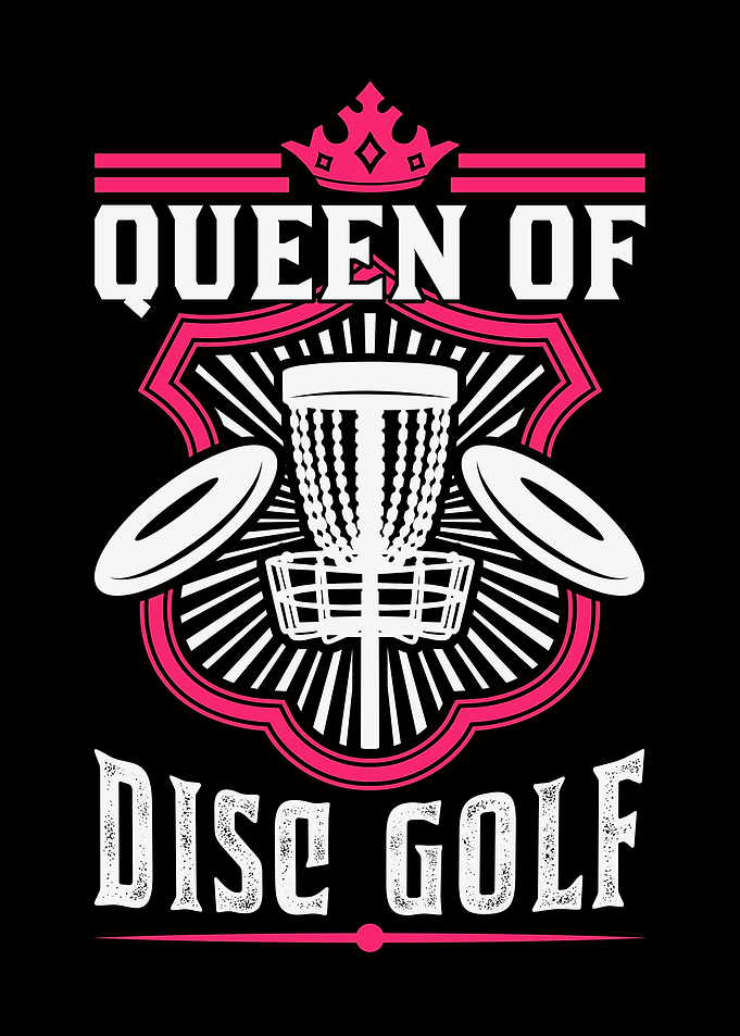 Queen Of Disc Golf Player