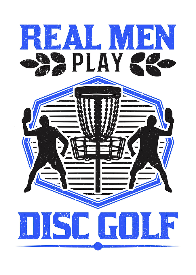 Disc Golf Man Throwing