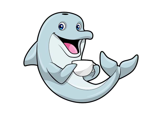 Dolphin Cup of Coffee