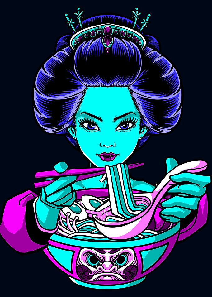 Geisha Ramen Aesthetic