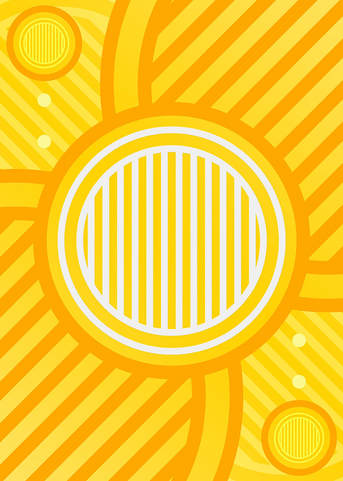 Happy Yellow Orange Glyph