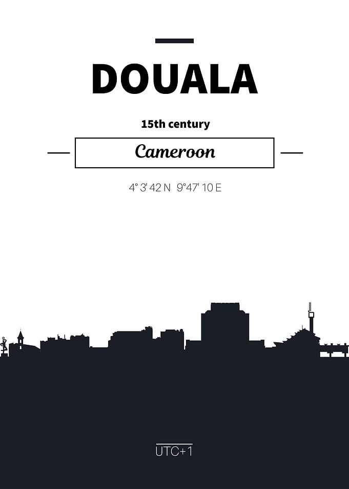 Douala Cameroon skyline