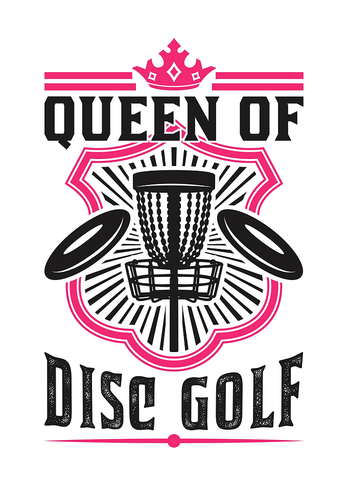 Queen Of Disc Golf Player