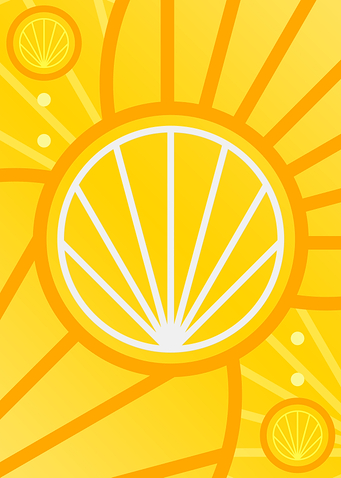 Happy Yellow Orange Glyph