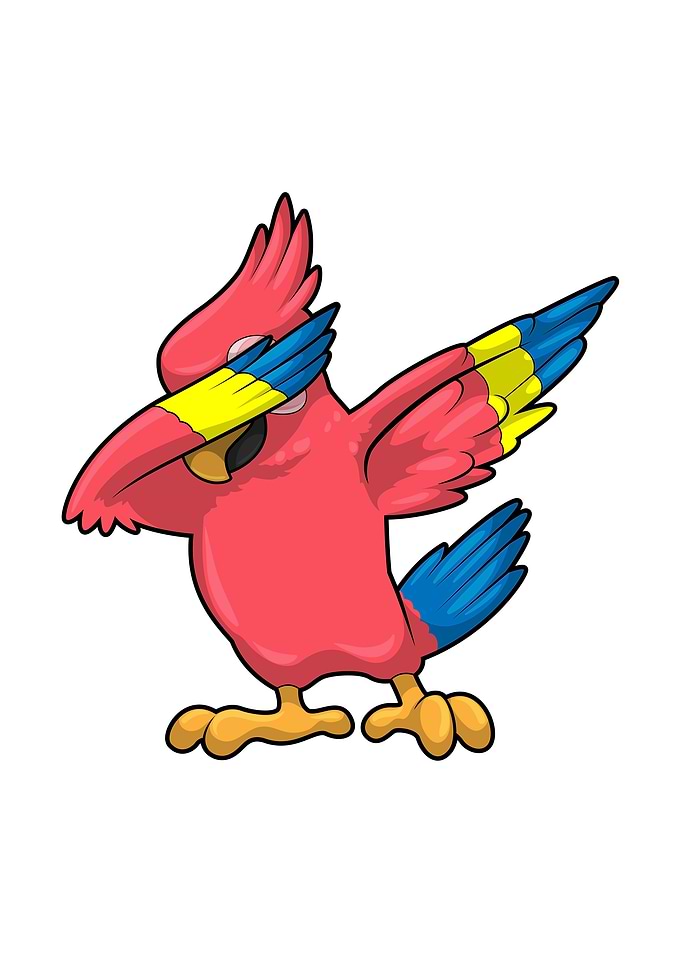 Parrot Hip Hop Dance Dab