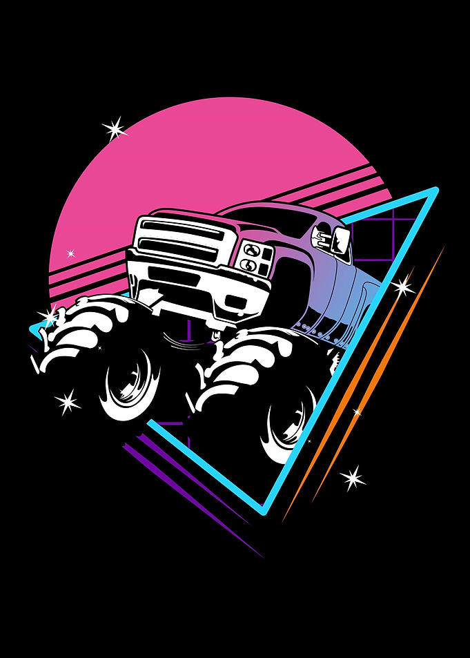 Retro Monster Truck