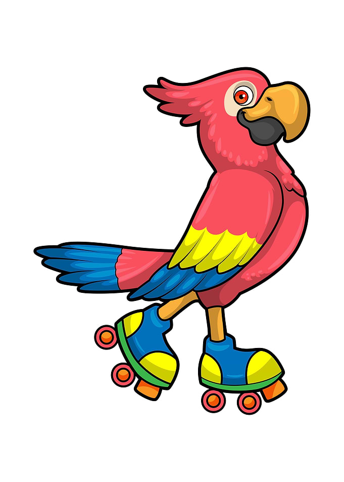 Parrot Roller skates