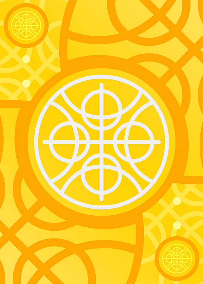 Happy Yellow Orange Glyph